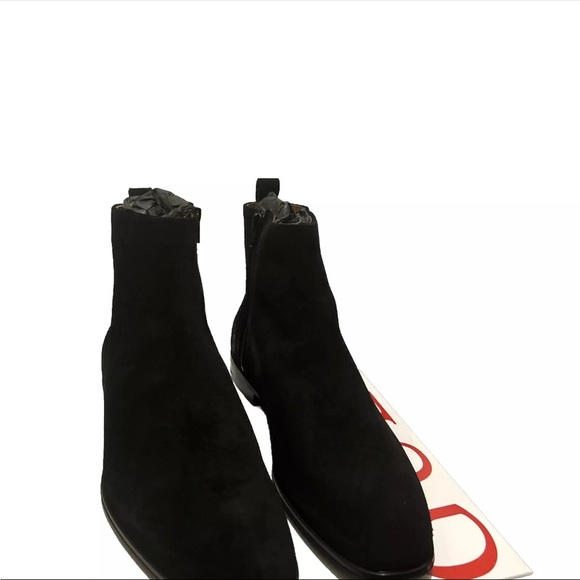 ✨Host pick✨GUESS Men's Black Suede Boots 8 - Picture 4 of 6